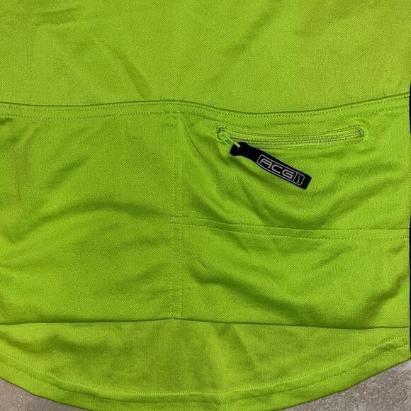 Made in USA Nike ACG men’s Lime Seahawks Green Bike cycling retro riding jersey - Picture 9 of 10